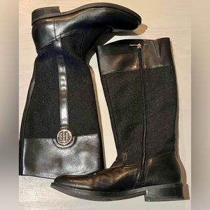 Tommy Hilfiger Tall Black Riding Boots - Women’s size 10 - EUC